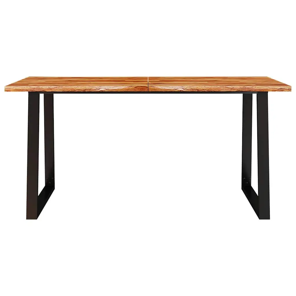 Live Edge Dining Table in Solid Acacia Wood