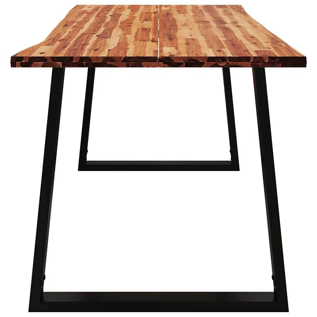 Live Edge Dining Table in Solid Acacia Wood