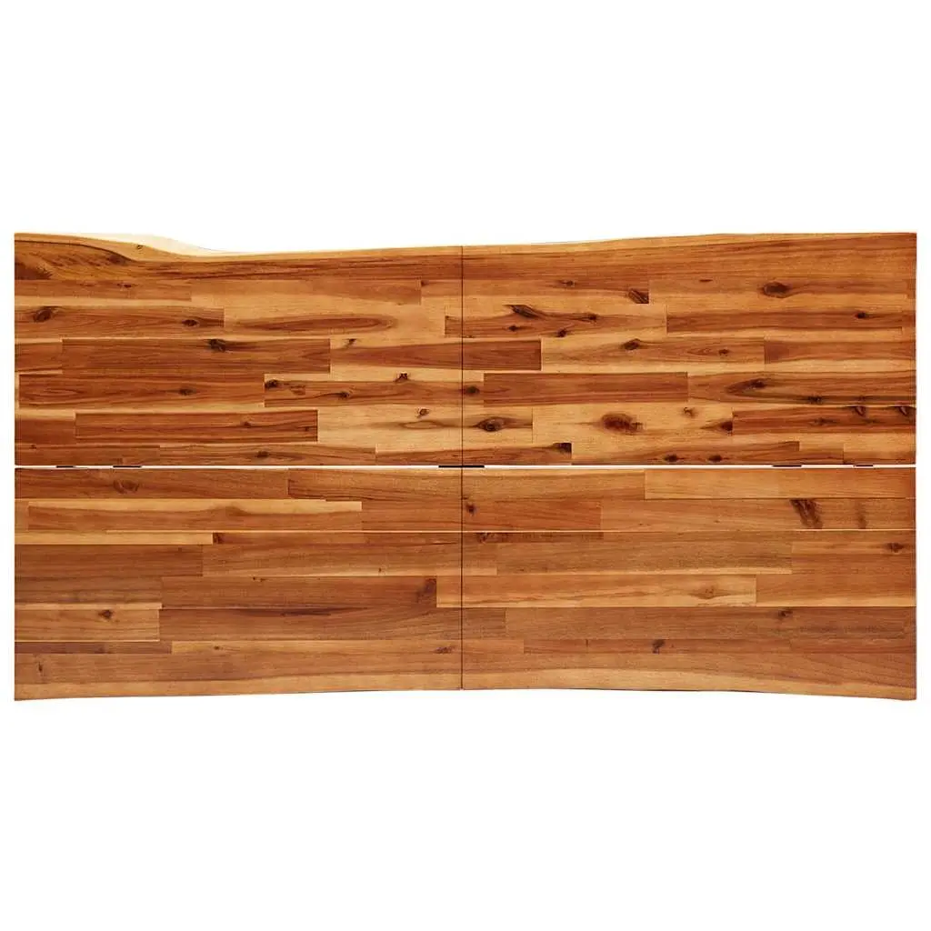 Live Edge Dining Table in Solid Acacia Wood