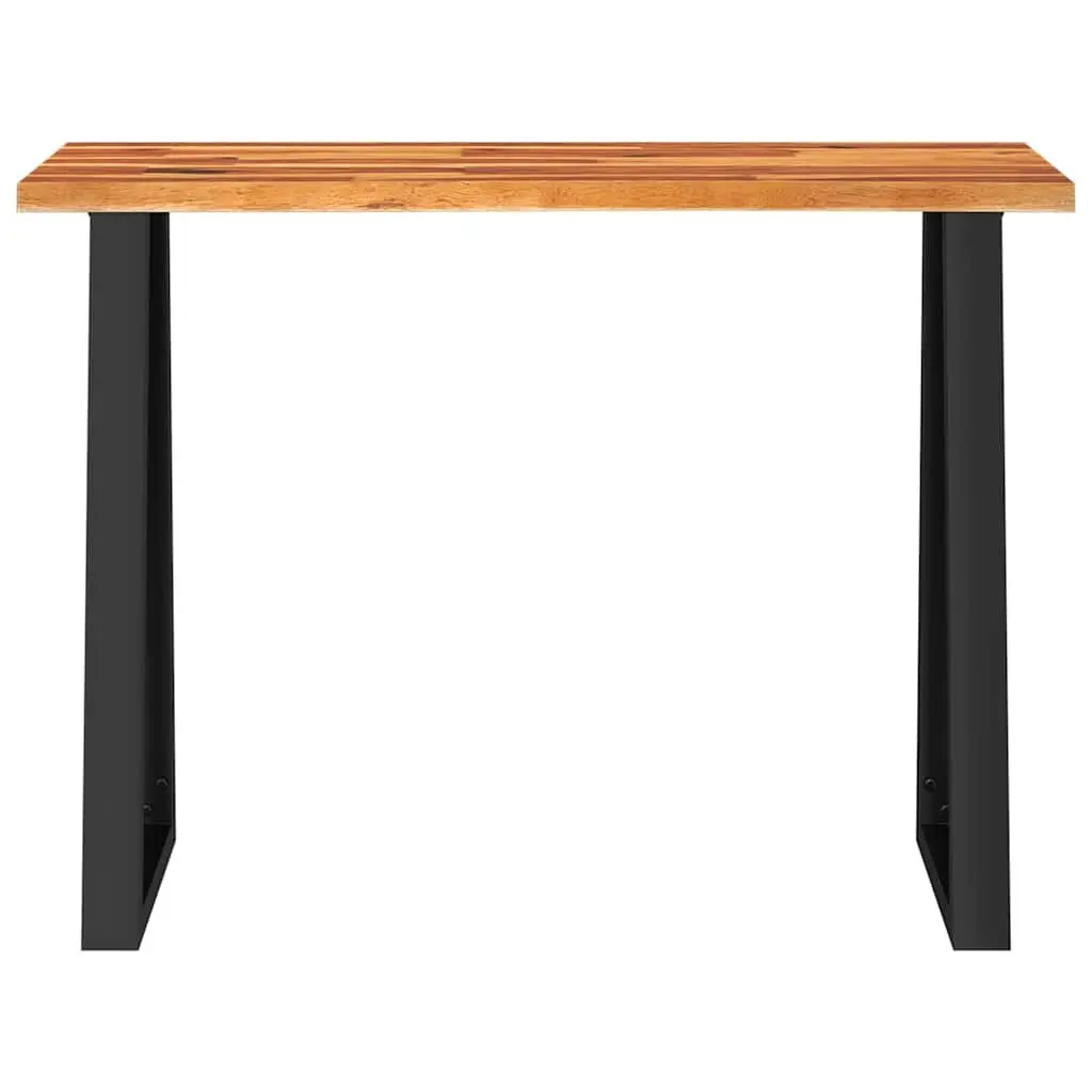 Console Table Solid Wood Acacia Live Edge Brown 110cm x 35cm x 80cm