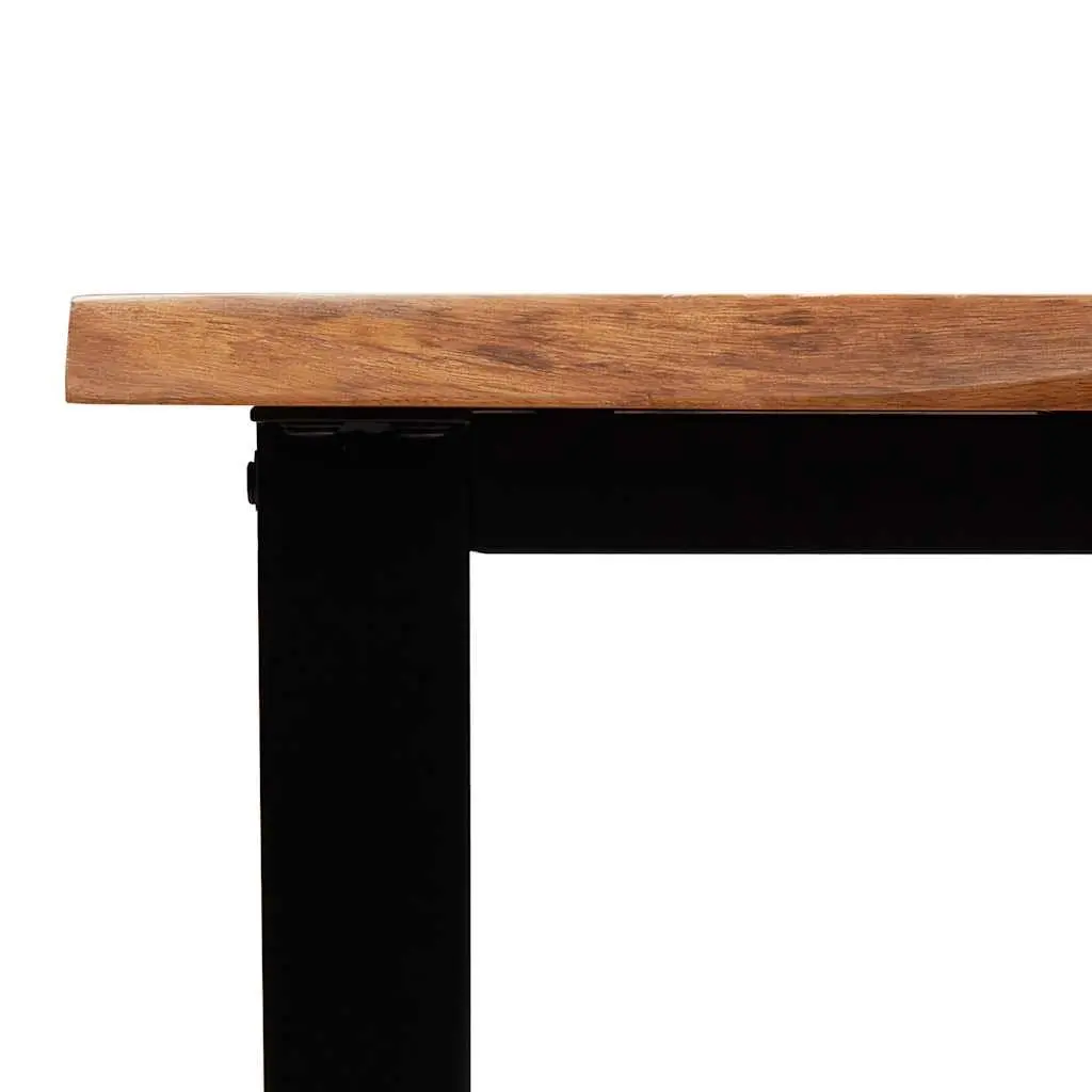 Console Table Solid Wood Acacia Live Edge Brown 110cm x 35cm x 80cm