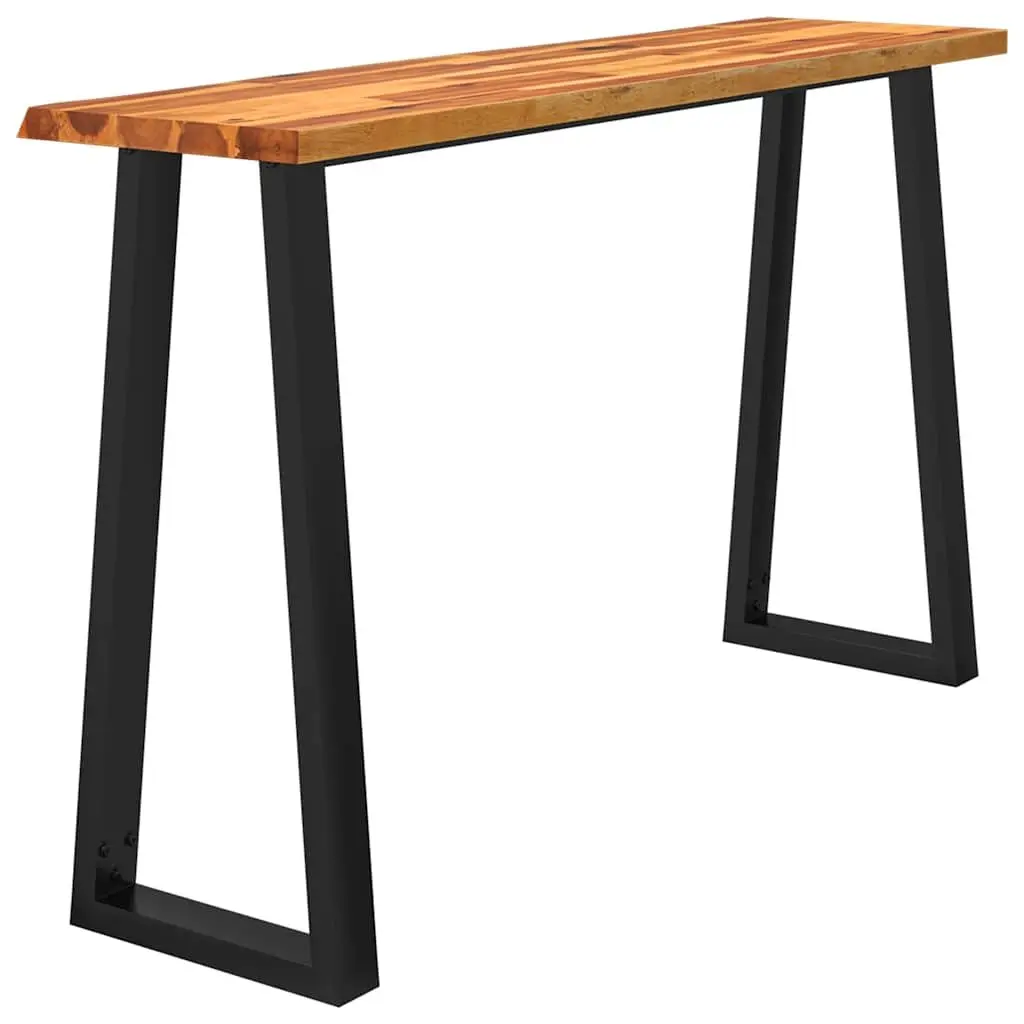 Live Edge Console Table 140x40x80cm in Solid Acacia
