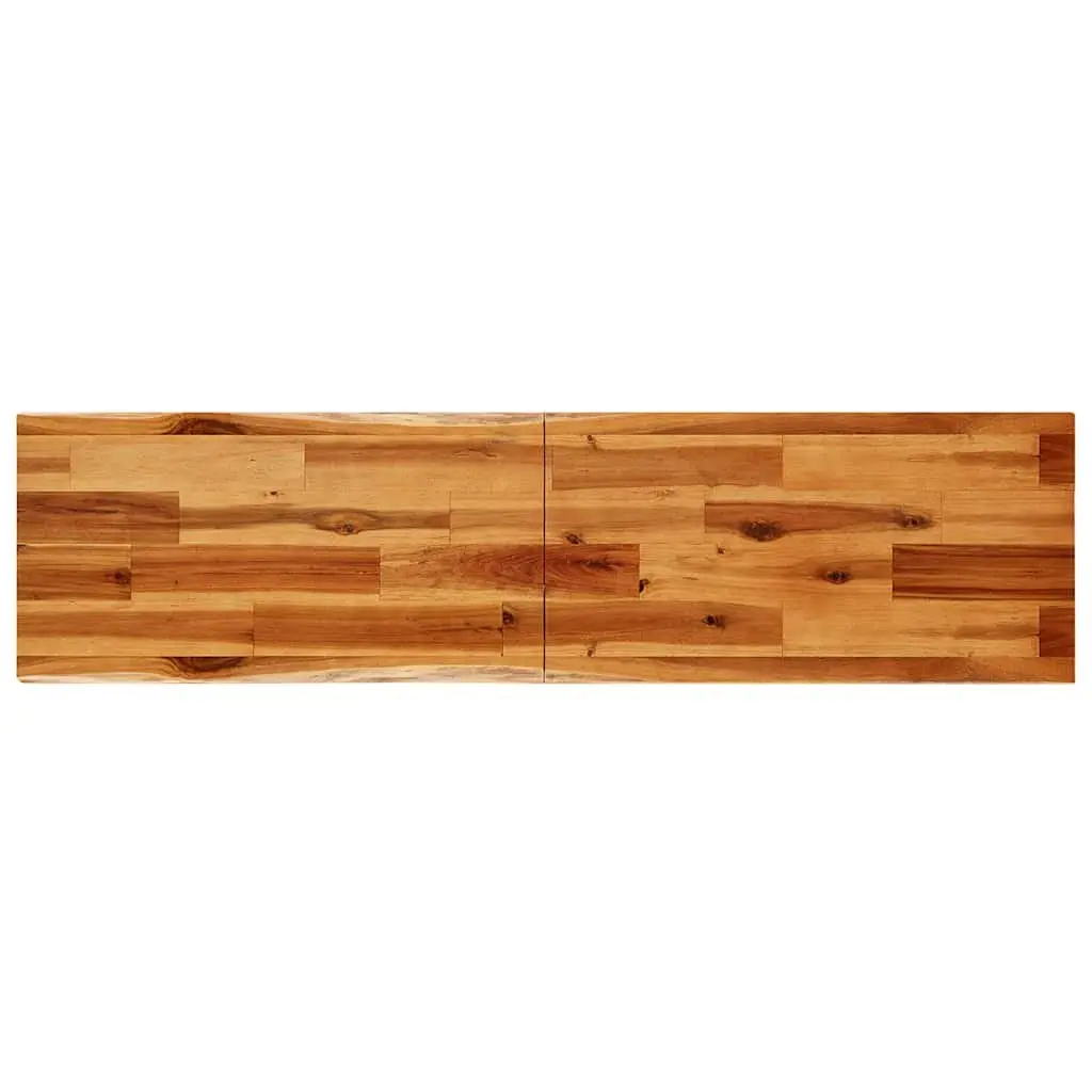 Live Edge Console Table 140x40x80cm in Solid Acacia