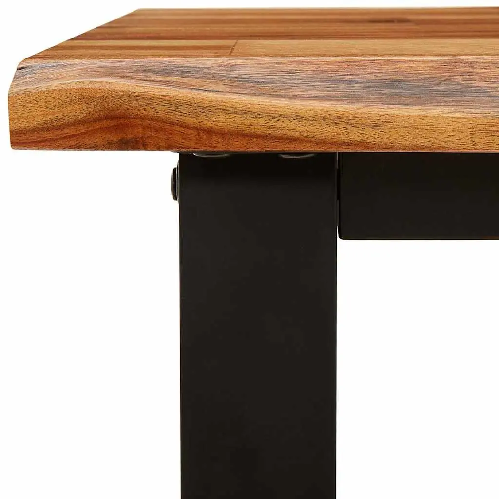 Live Edge Console Table 140x40x80cm in Solid Acacia