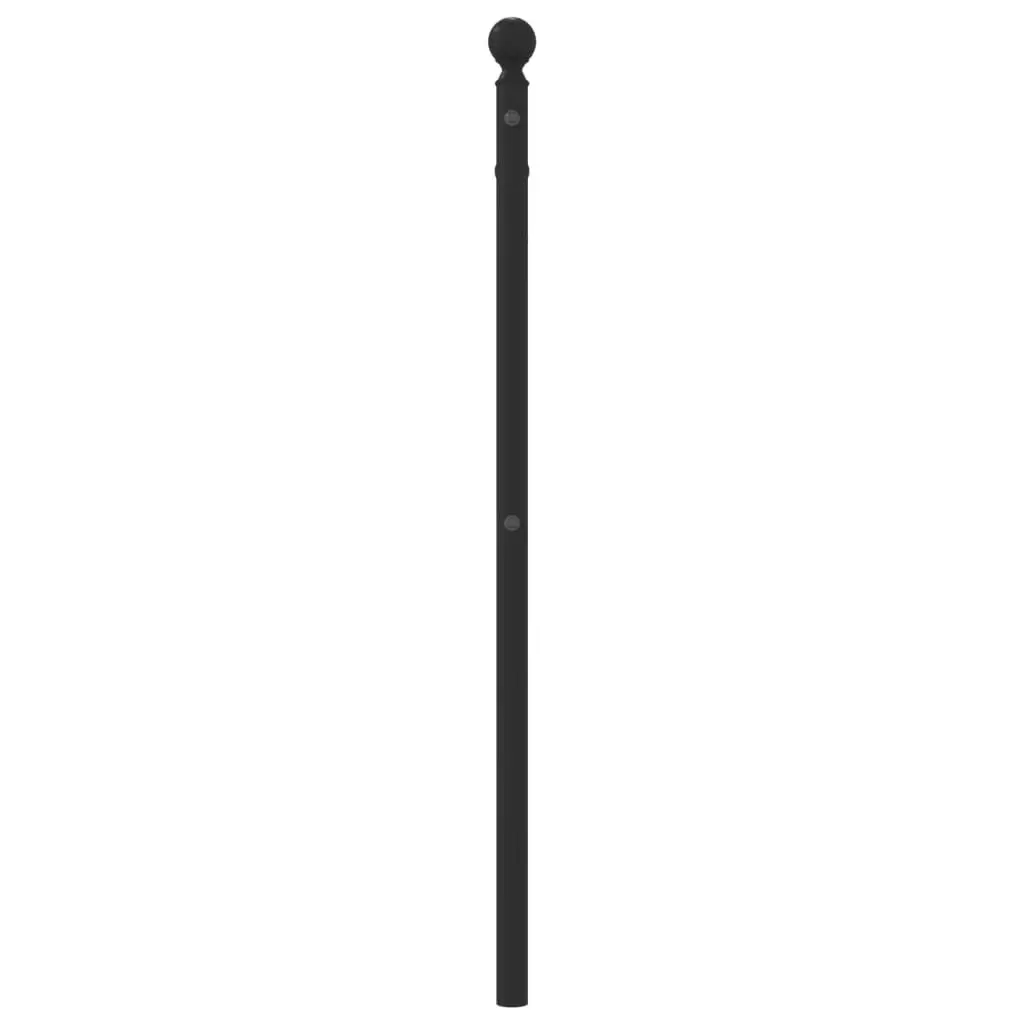 Metal Headboard Black 90 cm Bedroom Bed Frame Head Board Support Backrest