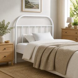 Stylish 90 cm Metal Headboard for Bedroom Support