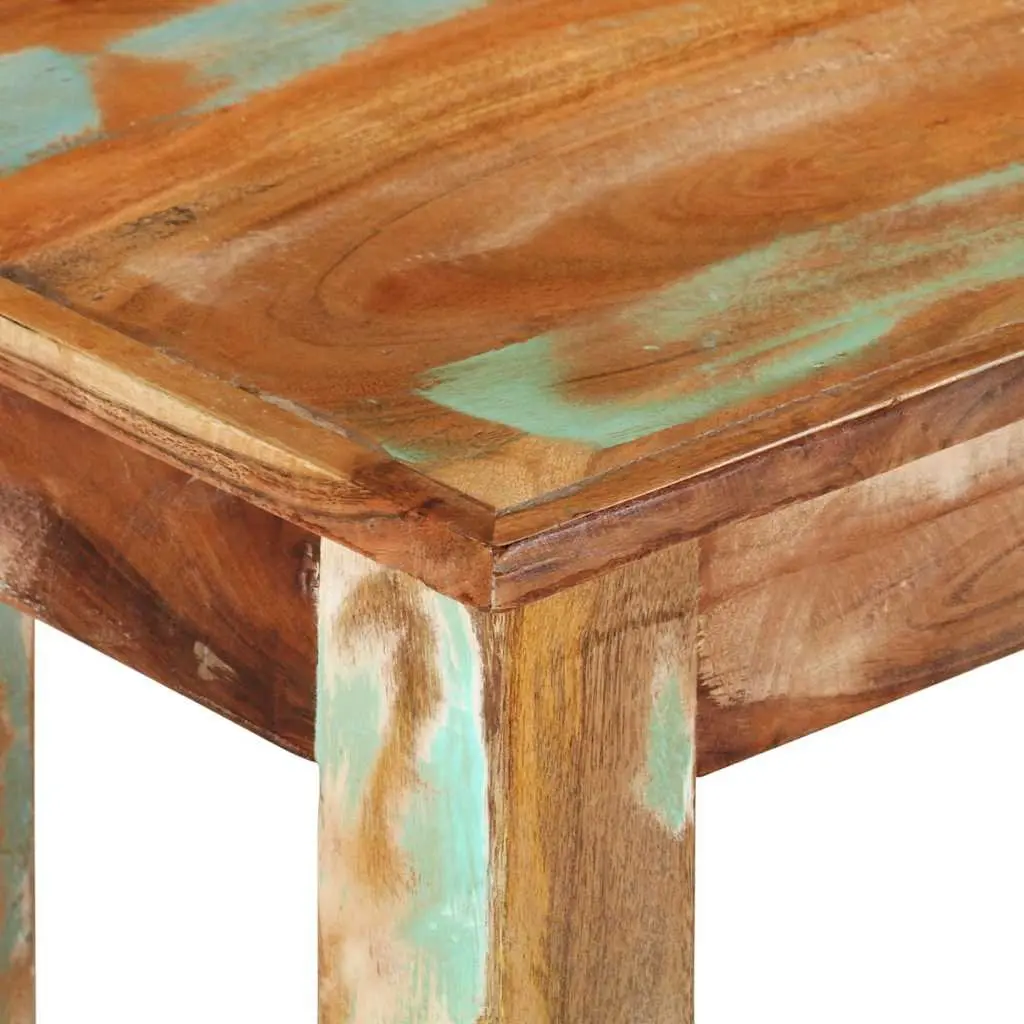 Solid Reclaimed Wood Bench 160x35x46cm for Indoor Use