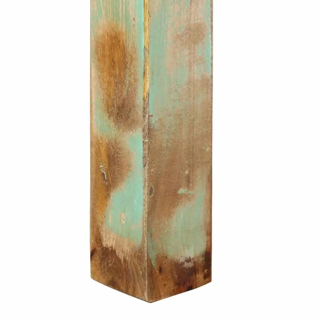 Solid Reclaimed Wood Bench 160x35x46cm for Indoor Use