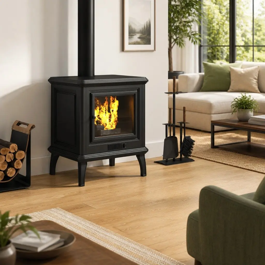 Fireplace Hearth Pad Tempered Glass 1000 x 500 mm Transparent Heat Resistant Floor Protector