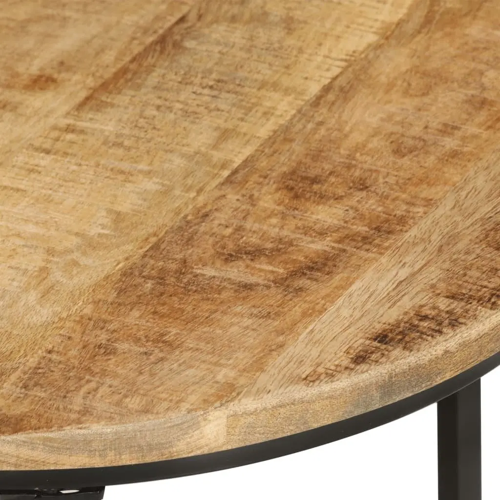 3-Piece Nesting Tables Made of Solid Mango Wood