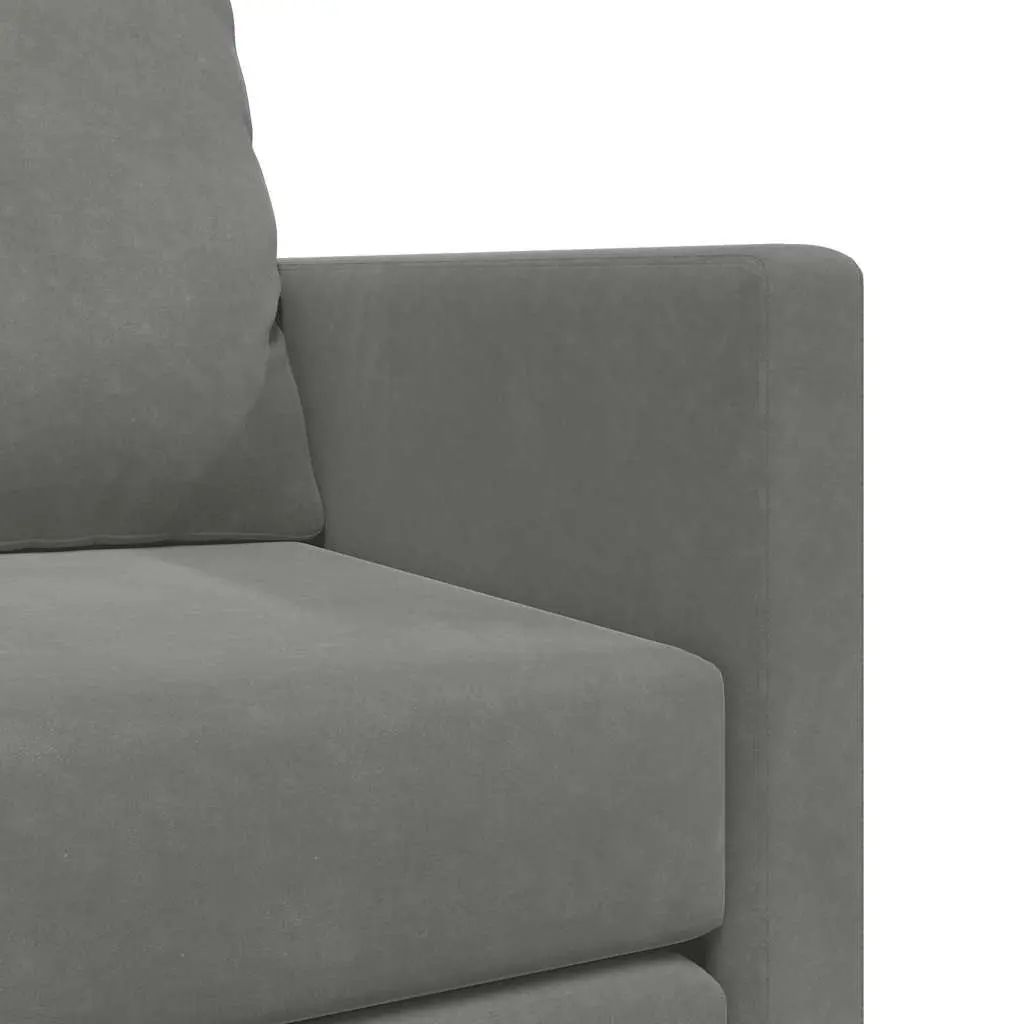 Grey 2-in-1 Convertible Loveseat and Sofa Bed