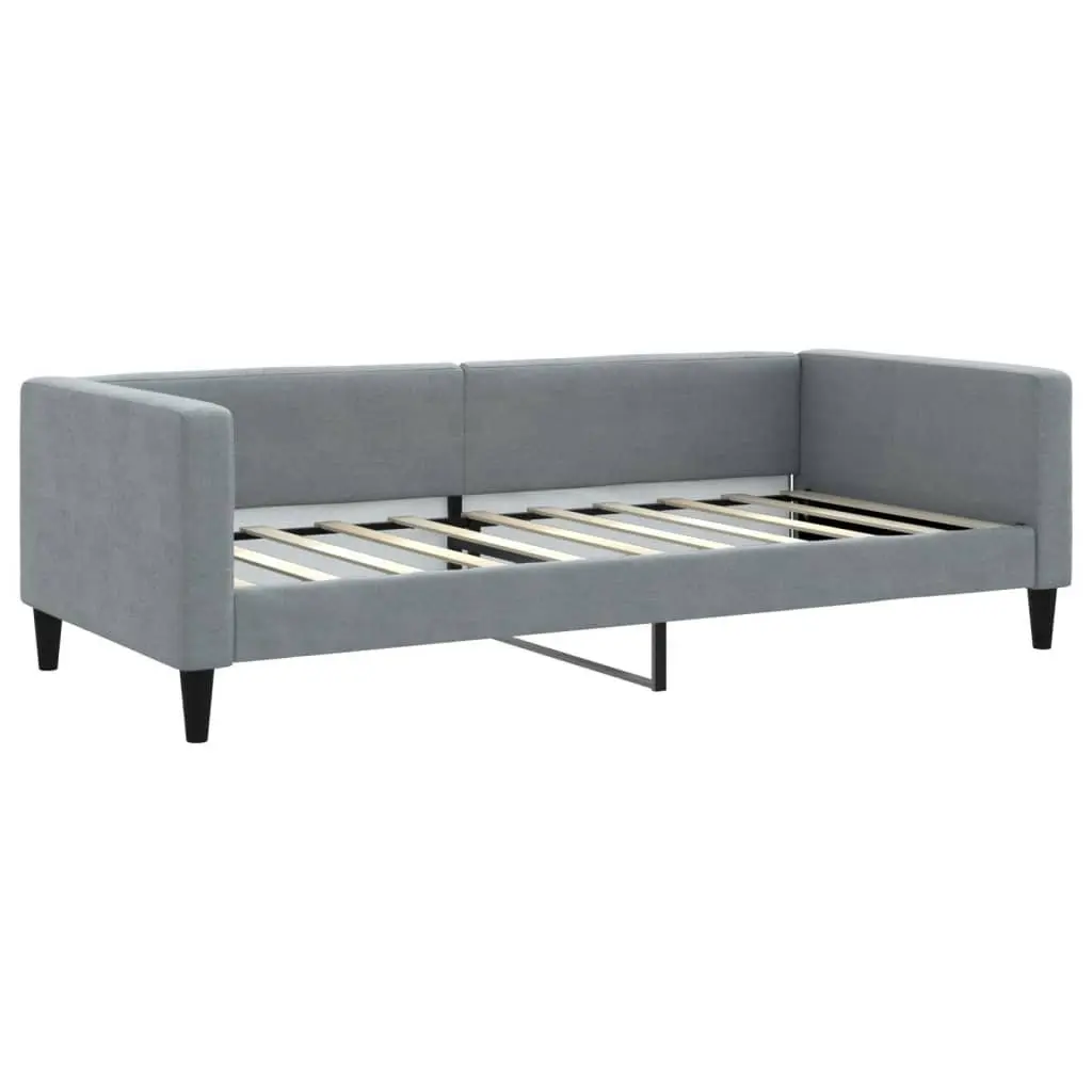 Grey Day Bed Sofa Couch 90x190 cm for Guests
