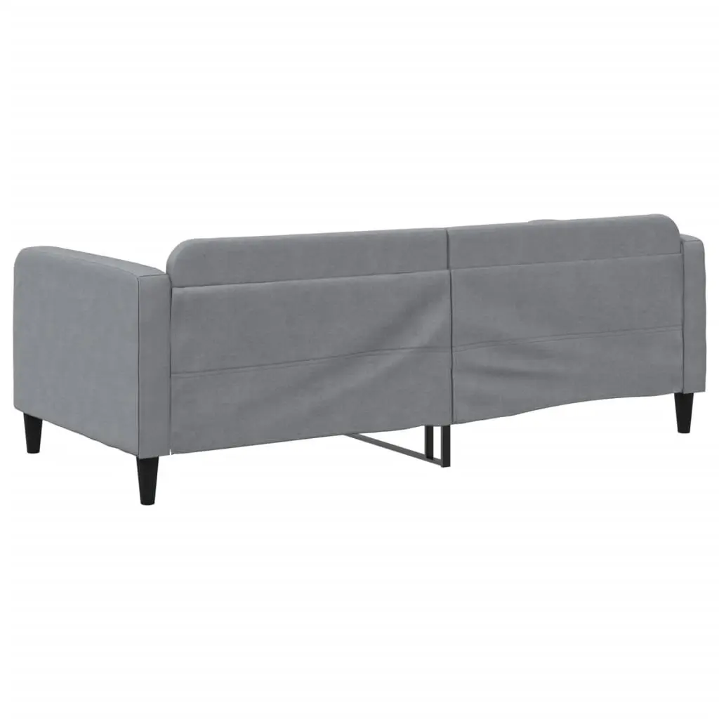 Grey Upholstered Day Bed Sofa Bed 90x190 cm