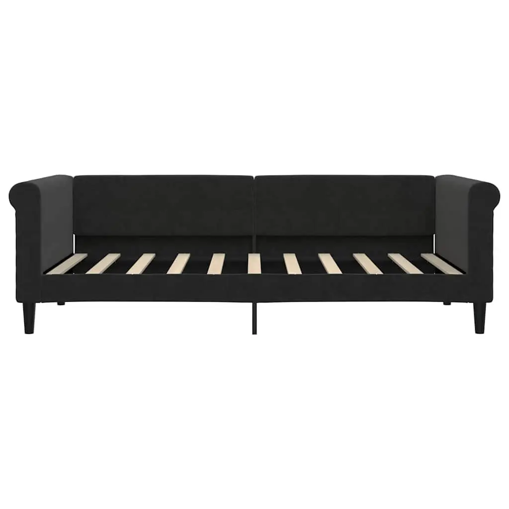 Black Velvet Day Bed Sofa for Living Room and Bedroom