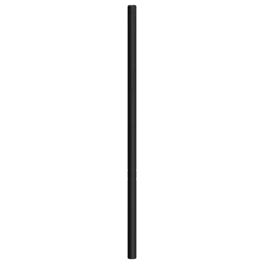 Black Metal Headboard for Bed Frame, 107cm