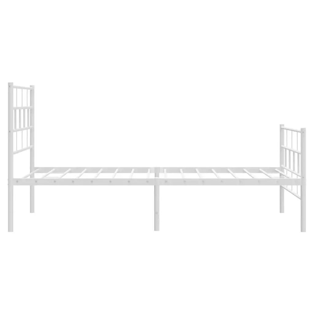 Powder Coated Steel King Single Metal Bed Frame