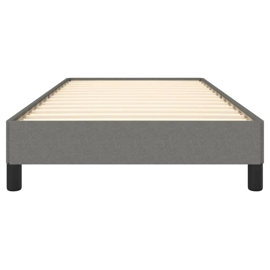 King Single Bed Frame in Grey Fabric Upholstery