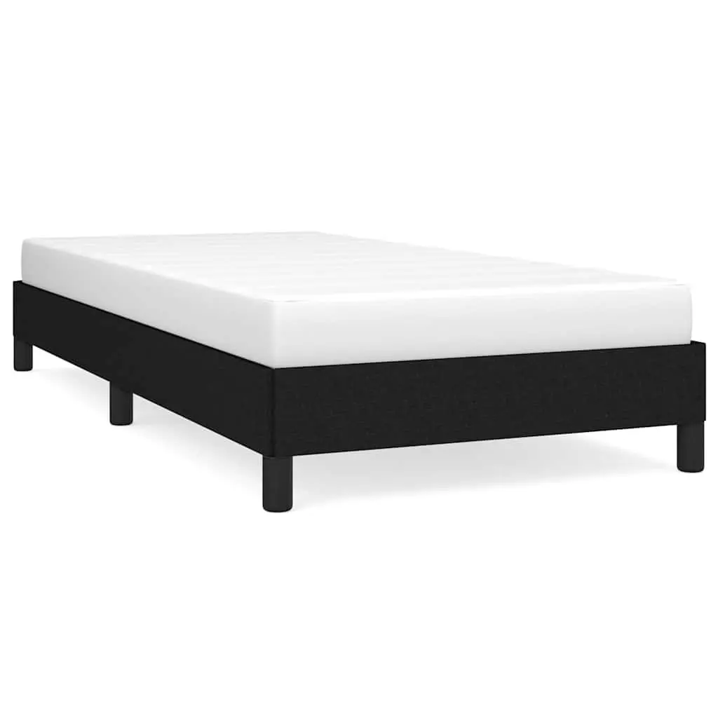 Black Fabric King Single Bed Frame for Comfort