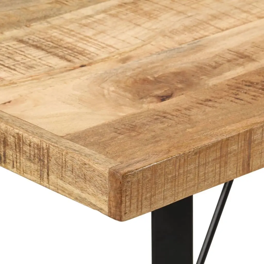 Bar Table with Solid Mango Wood and Iron Frame