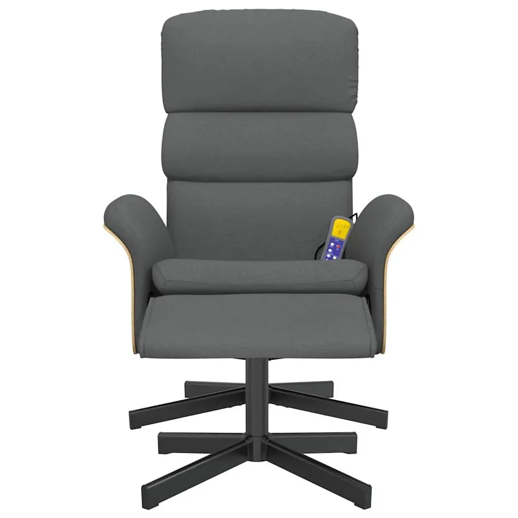 Massage Recliner Chair with Footstool Vibration Armchair Swivel Relaxing Seat