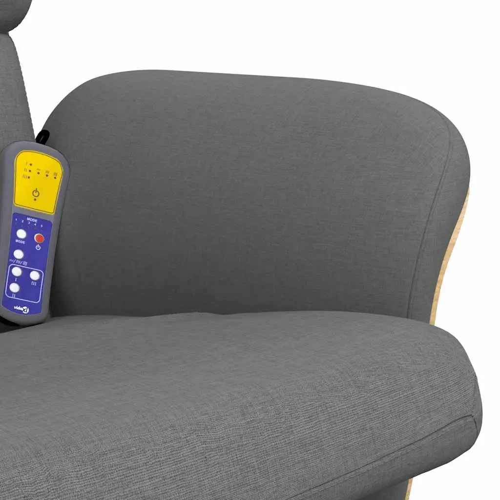 Massage Recliner Chair with Footstool Vibration Armchair Swivel Relaxing Seat