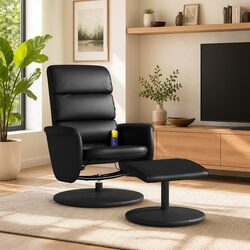 High-Quality Massage Recliner Chair with Footstool