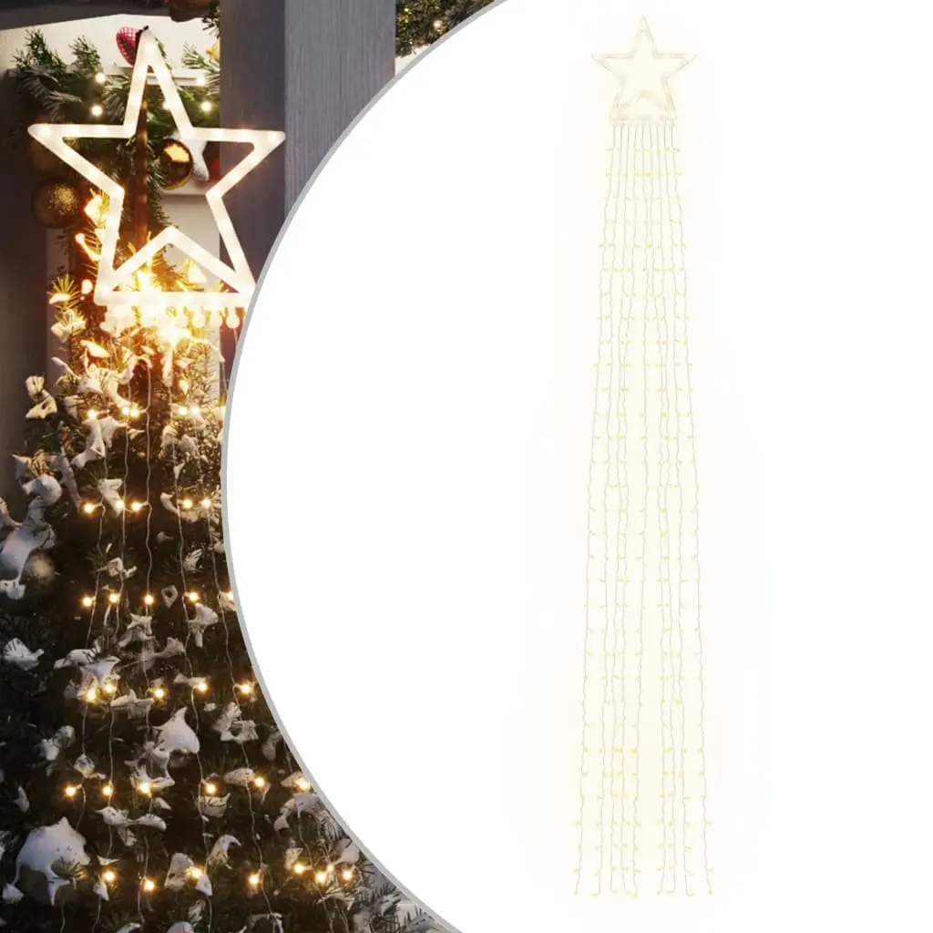 Christmas Tree Light LED Warm White 375cm 320 Lights Waterproof