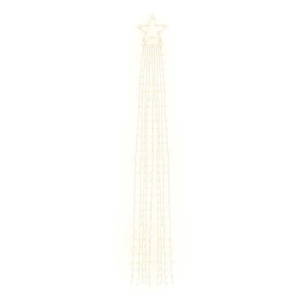 Christmas Tree Light LED Warm White 375cm 320 Lights Waterproof