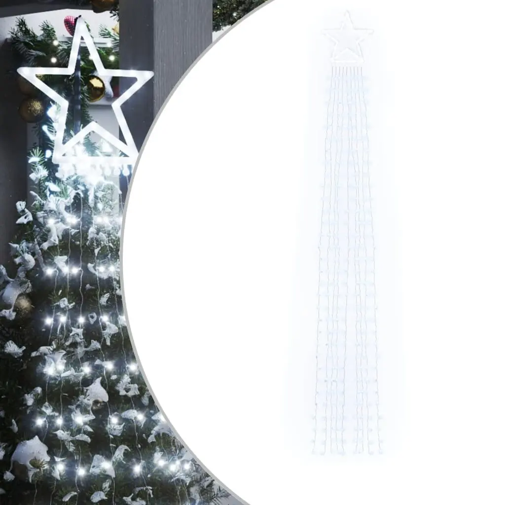 320 Cold White LED Christmas Tree Light with 8 Modes