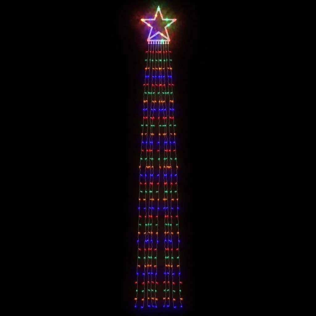 320 LED Multicolour Christmas Tree Light 375cm