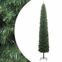 Sturdy Slim Christmas Tree 300 cm with Metal Stand
