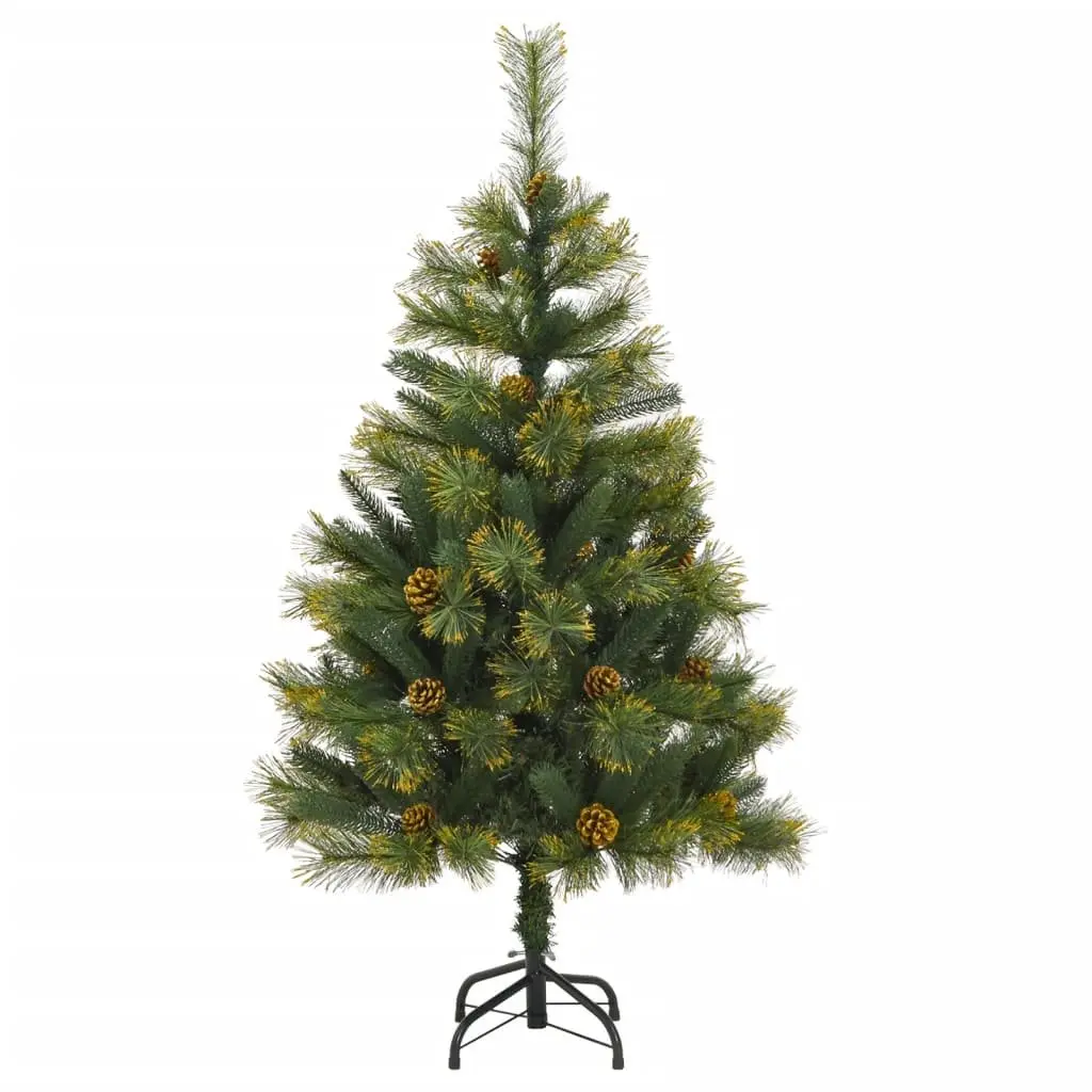 150cm Green Artificial Christmas Tree with Pine Cones