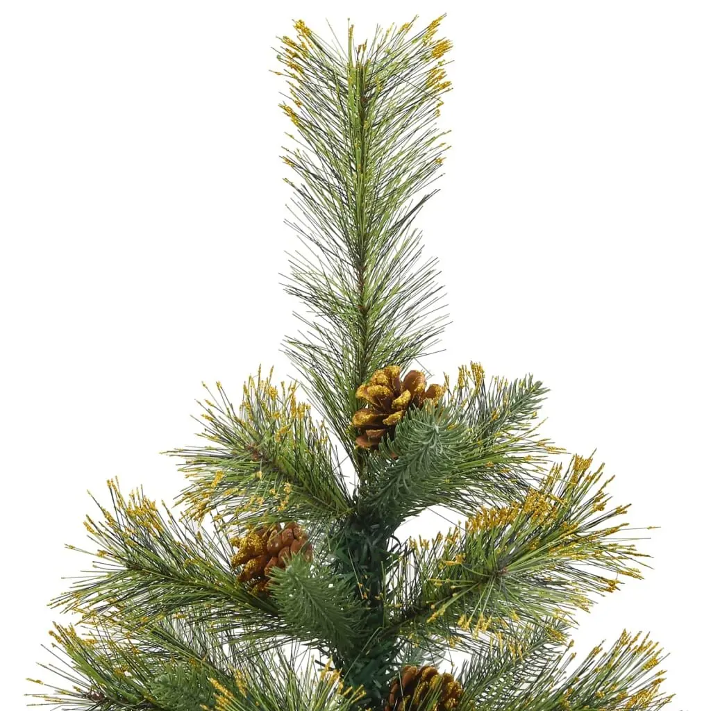 150cm Green Artificial Christmas Tree with Pine Cones