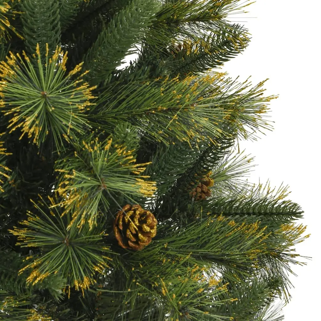 150cm Green Artificial Christmas Tree with Pine Cones