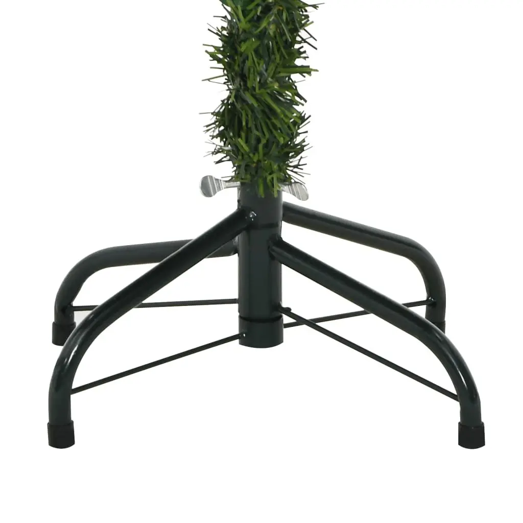 150cm Green Artificial Hinged Christmas Tree with Cones and Berries