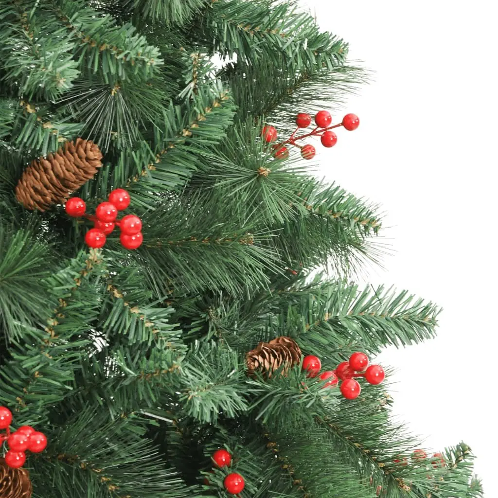 180cm Hinged Christmas Tree in Green with Decor