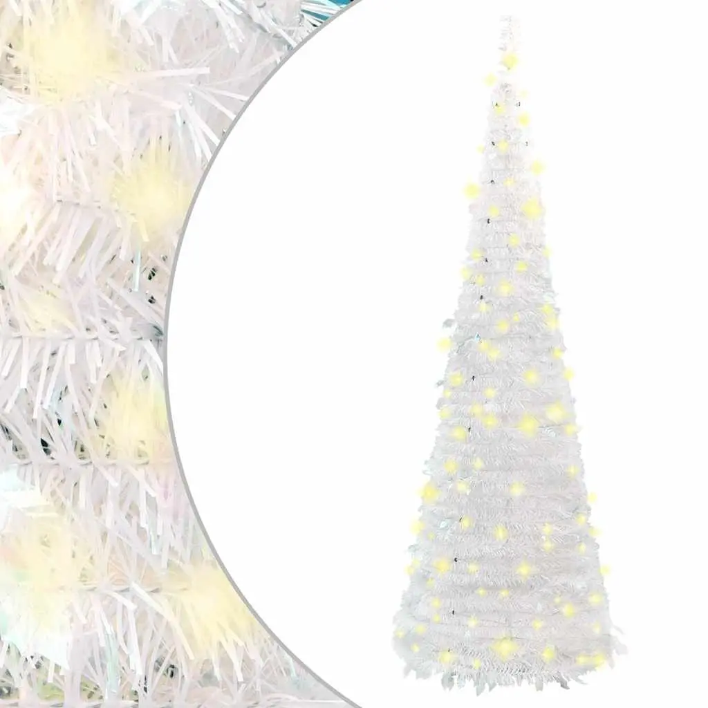 Pop-up Artificial Christmas Tree 150cm with 100 LEDs