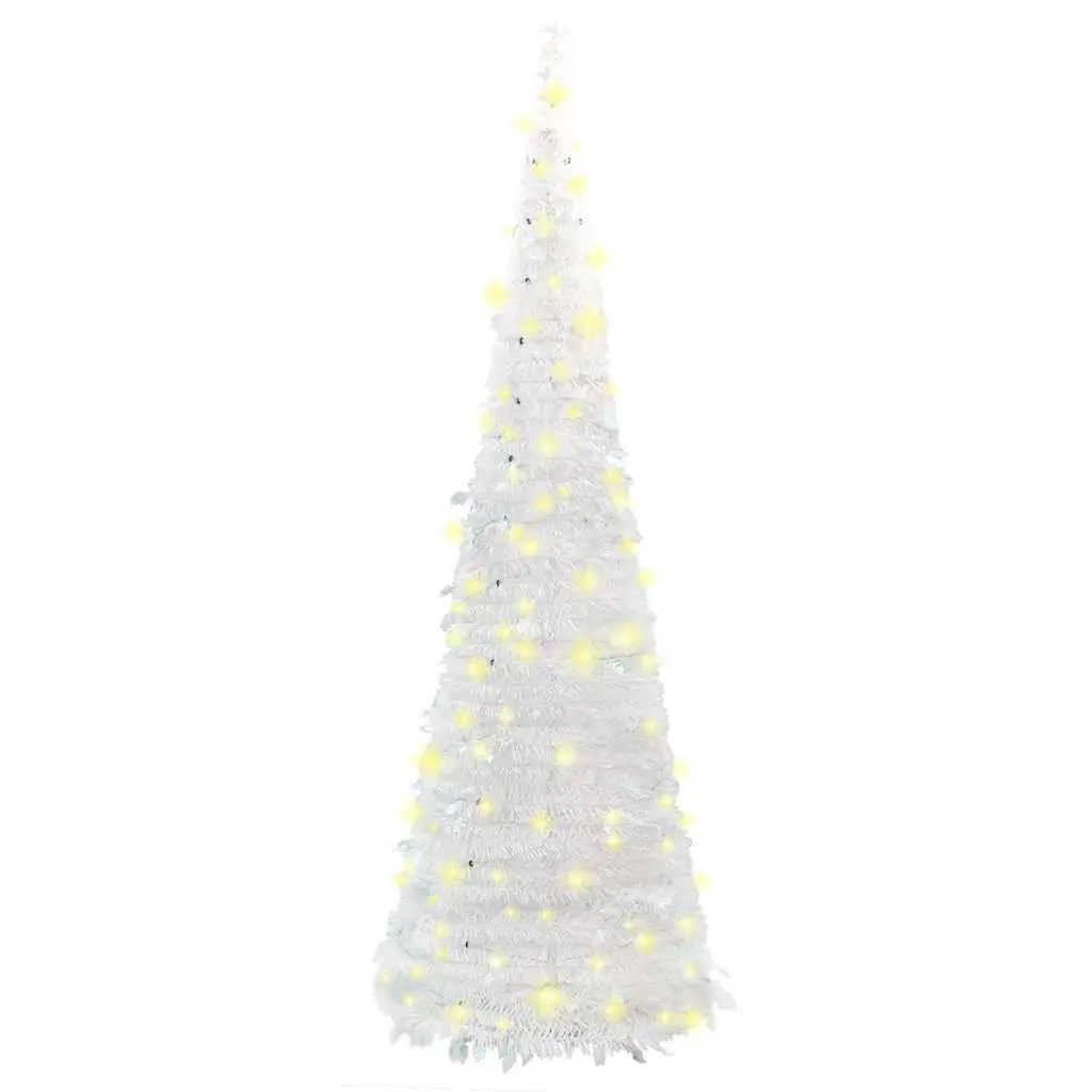 Pop-up Artificial Christmas Tree 150cm with 100 LEDs
