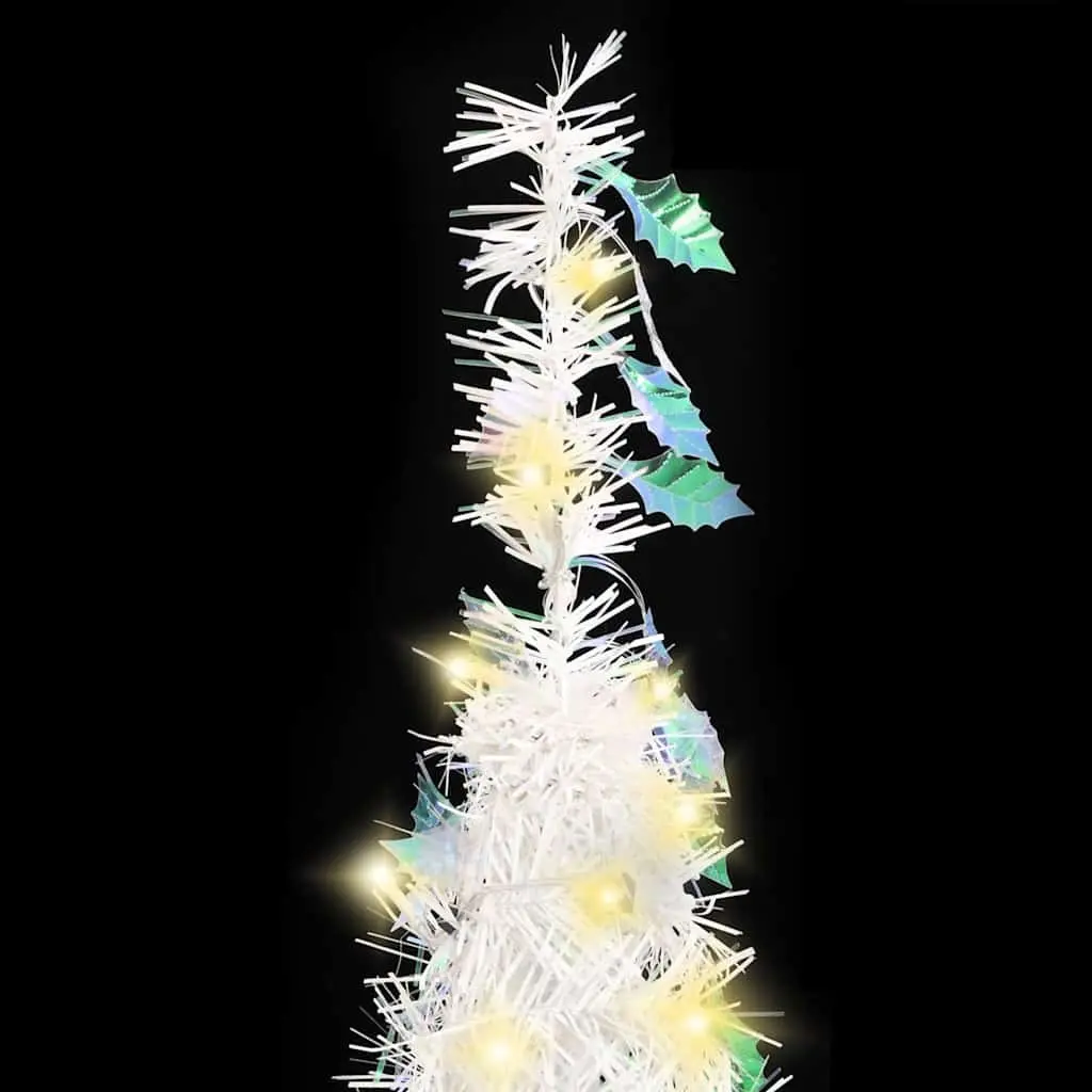 180cm White Pop-Up Christmas Tree with 150 LEDs