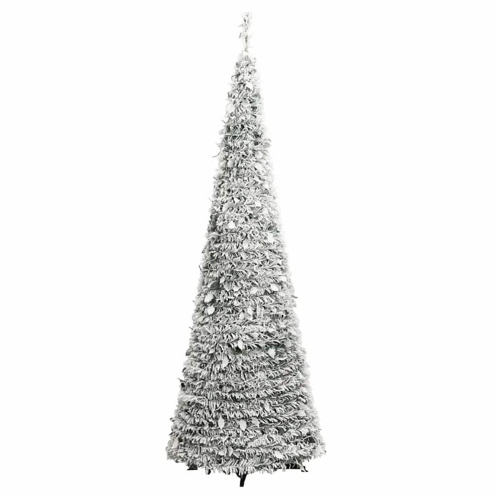 White Flocked Snow Artificial Christmas Tree 120cm