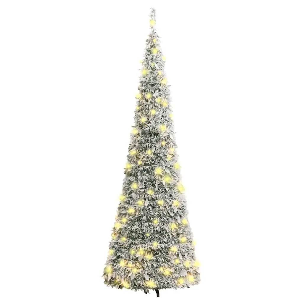 180cm Pop-up Flocked Snow Artificial Christmas Tree
