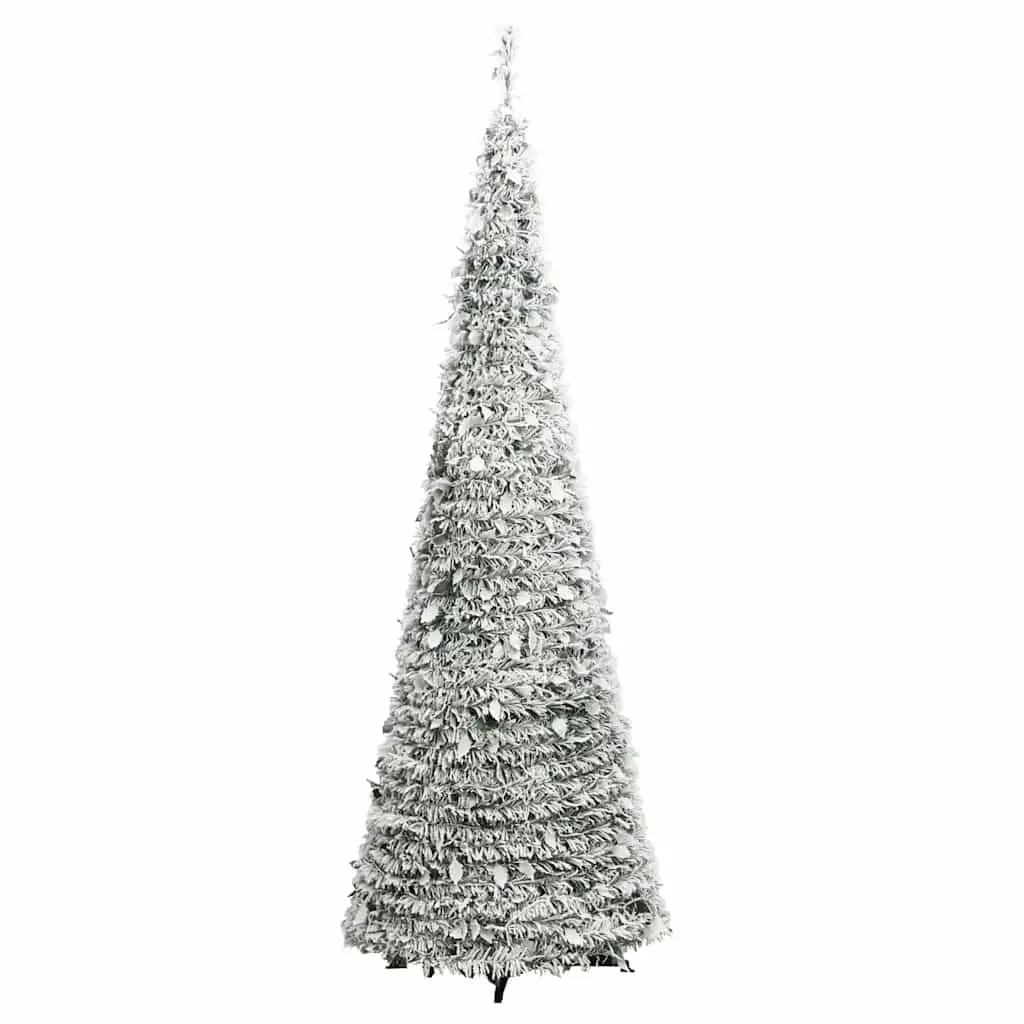 180cm Pop-up Flocked Snow Artificial Christmas Tree