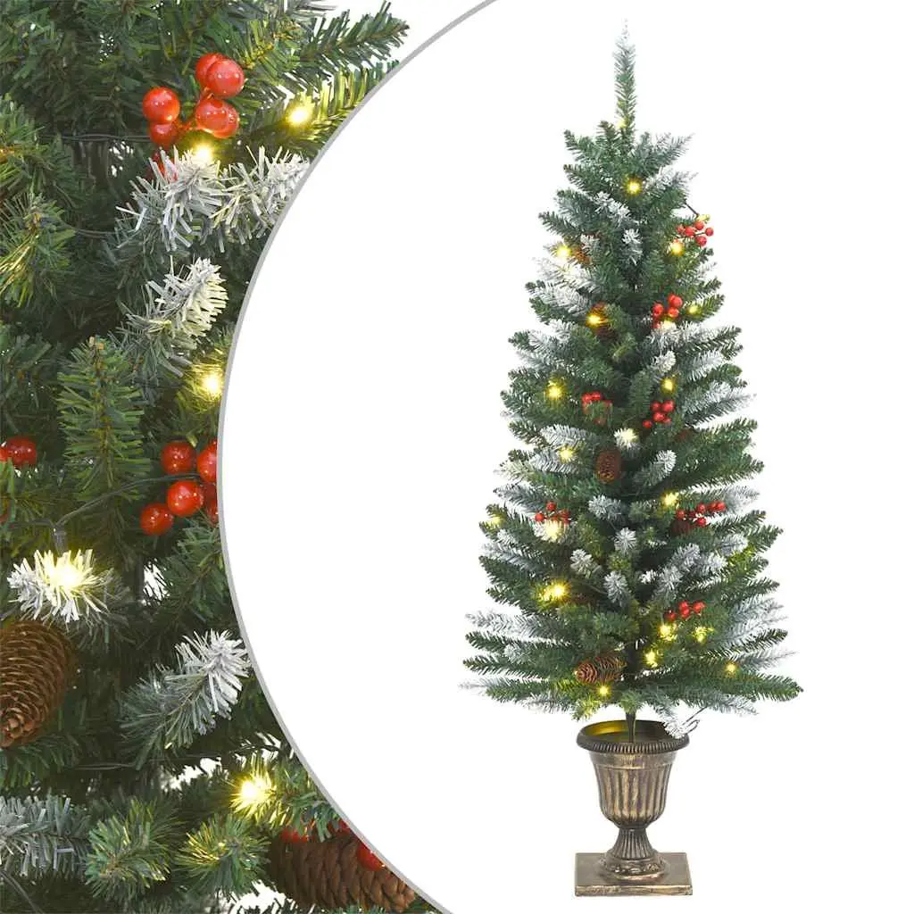 4 Piece Christmas Door Decoration Set with LED Lights