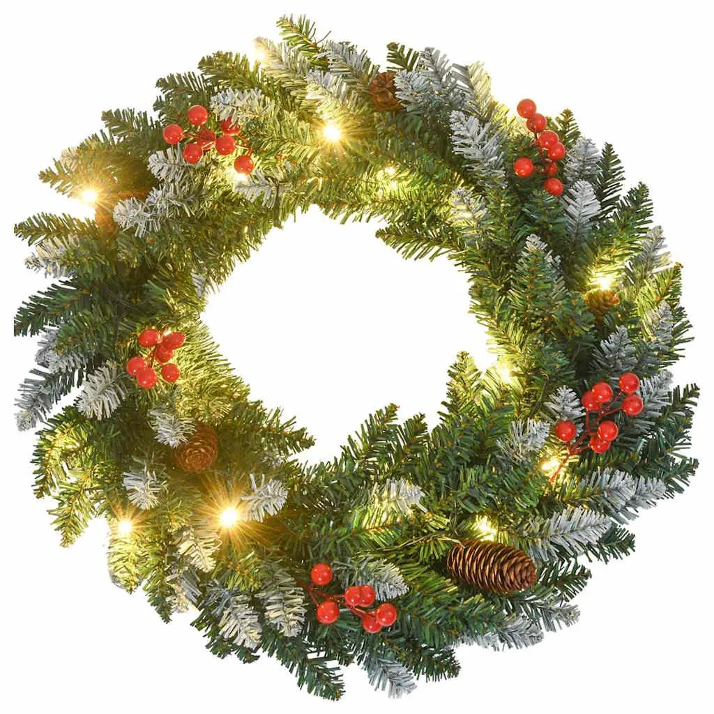 4 Piece Christmas Door Decoration Set with LED Lights