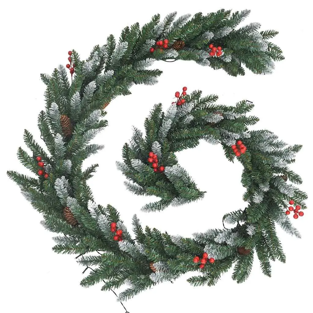 4 Piece Christmas Door Decoration Set with LED Lights