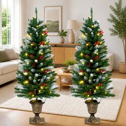 Premium Artificial Christmas Tree 120cm with 100 LEDs