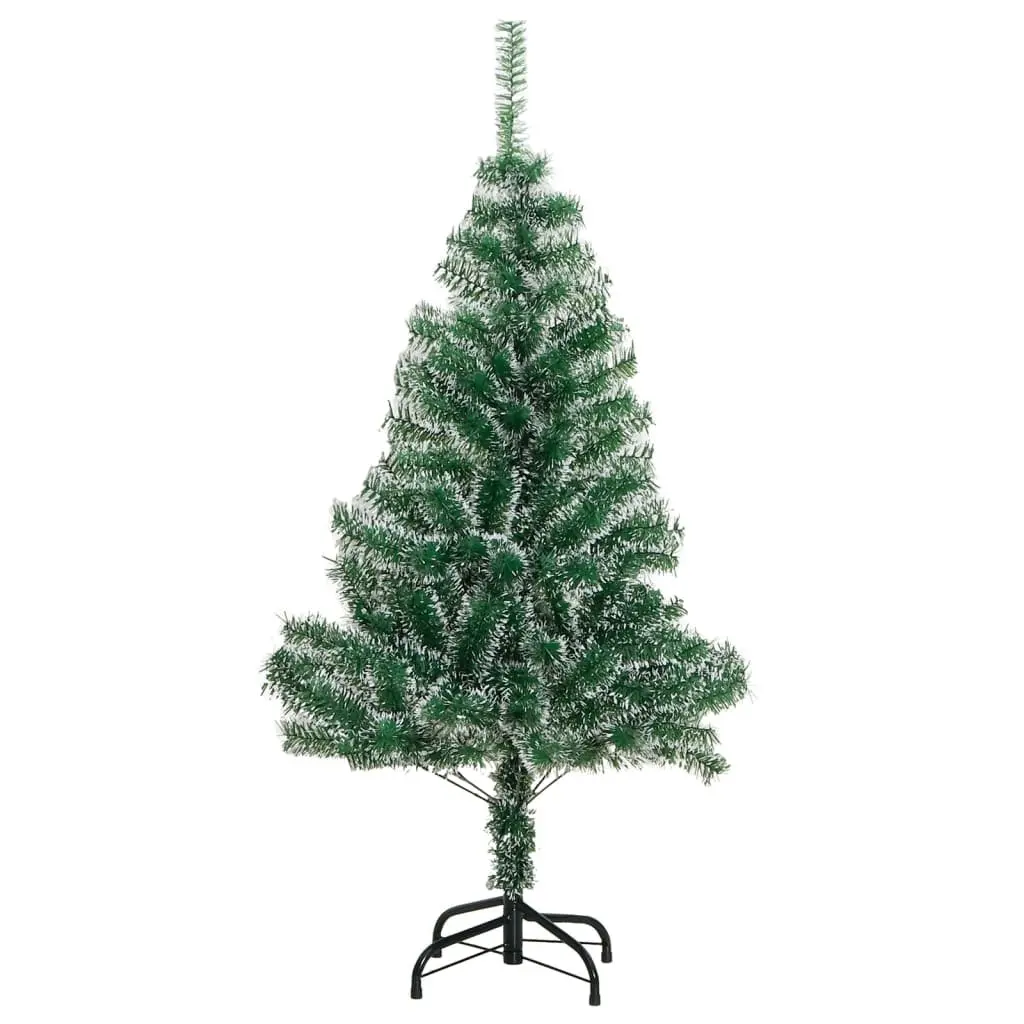 Artificial Christmas Tree PET 150cm Green Flocked Snow