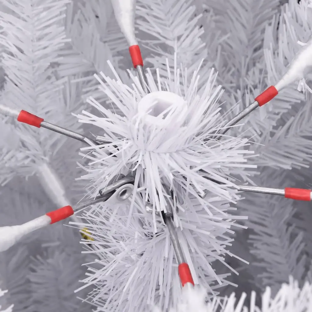180cm White Hinged Christmas Tree for Easy Setup