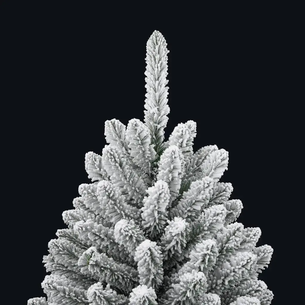 150 cm Flocked Christmas Tree for Holiday Decor