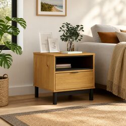 Solid Wood Side Table 50x50x50 cm for Stylish Storage